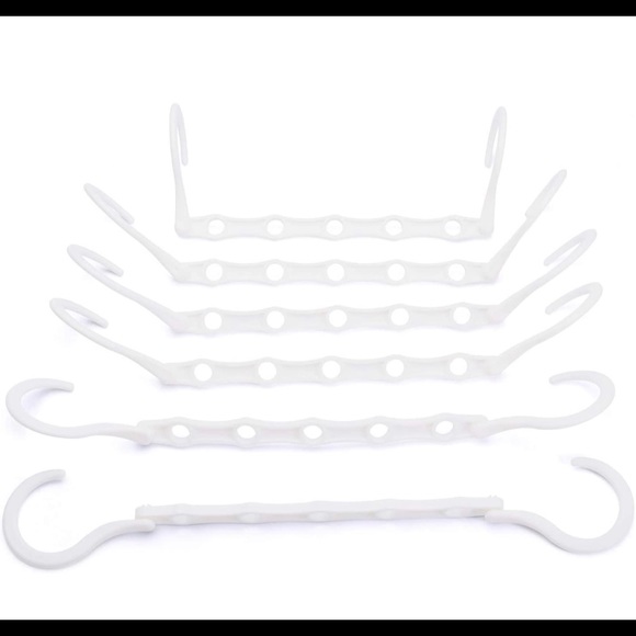 Space Saving Plastic Hangers Hanger Extenders for Clothes Closet Organizing - Picture 10 of 10